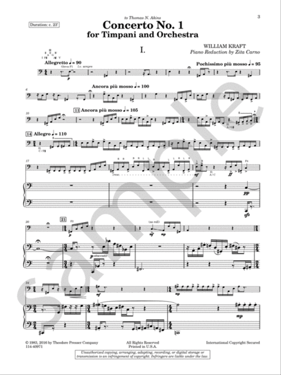 Concerto No. 1 Chamber Music scores gallery preview page 3