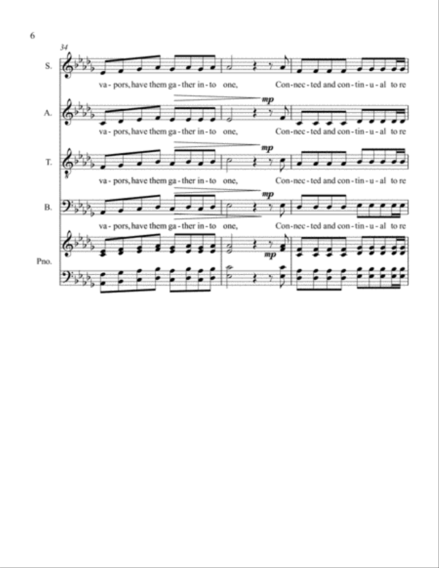 Genesis 4-Part scores gallery preview page 6