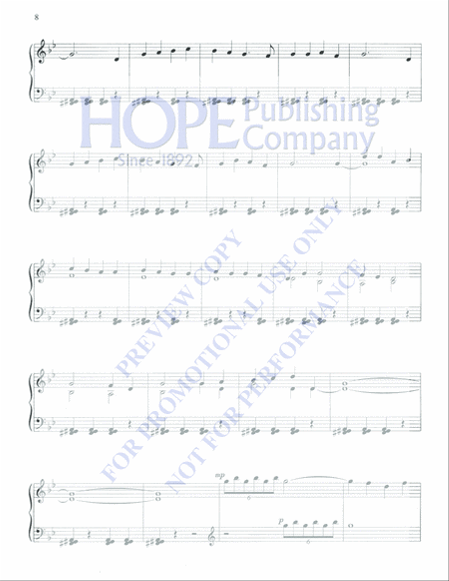 The Nativity Organ Solo scores gallery preview page 8