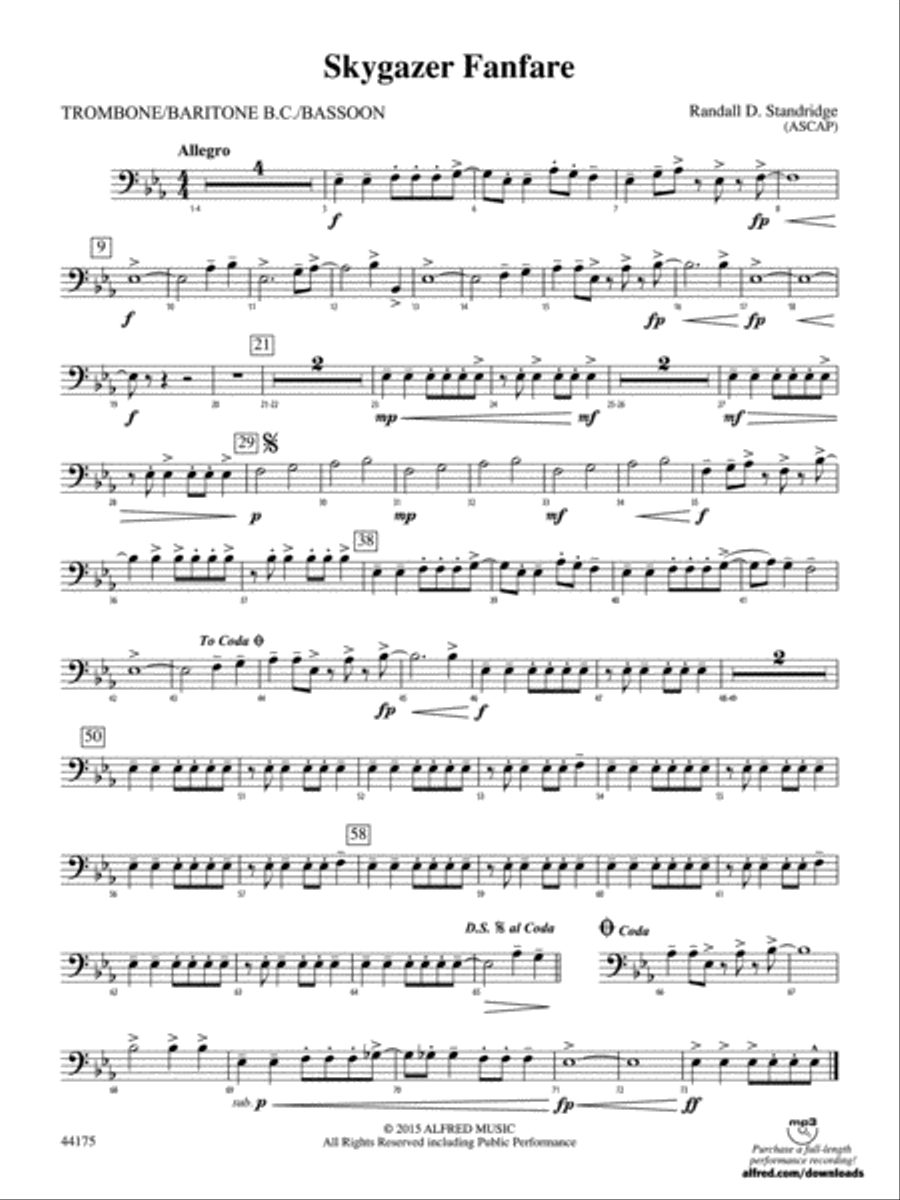 Trombone fanfare cheap