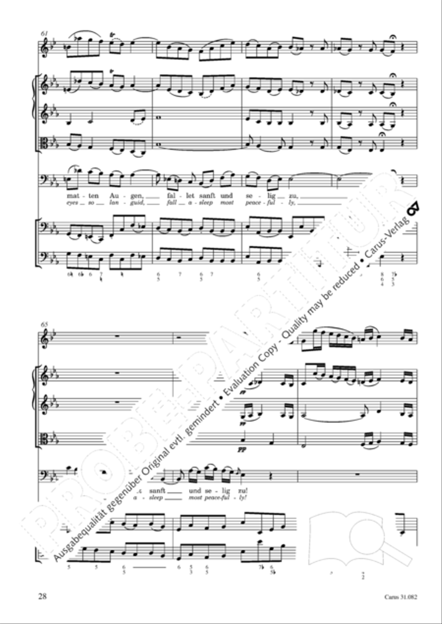 I have enough (Ich habe genung) Mezzo-Soprano Voice scores gallery preview page 29