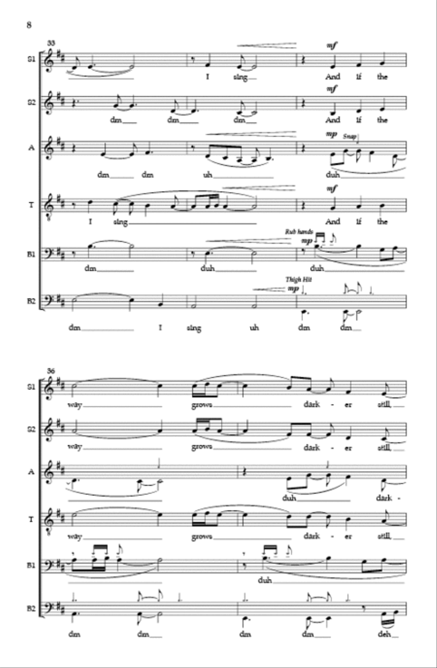 The Gift The Gift SSATBB scores gallery preview page 7
