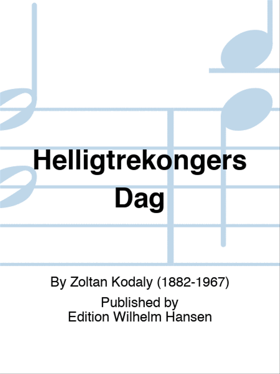 Helligtrekongers Dag Choir scores gallery preview page 1