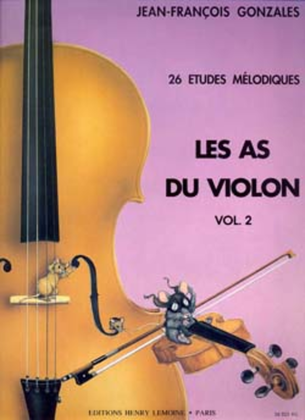 Book cover for Les As du violon - Volume 2