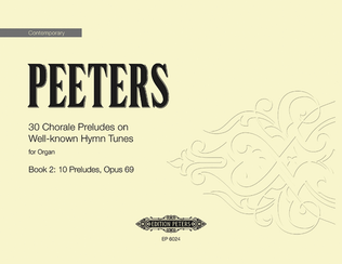 Book cover for 30 Chorale Preludes on Well-known Hymn Tunes for Organ, Book 2