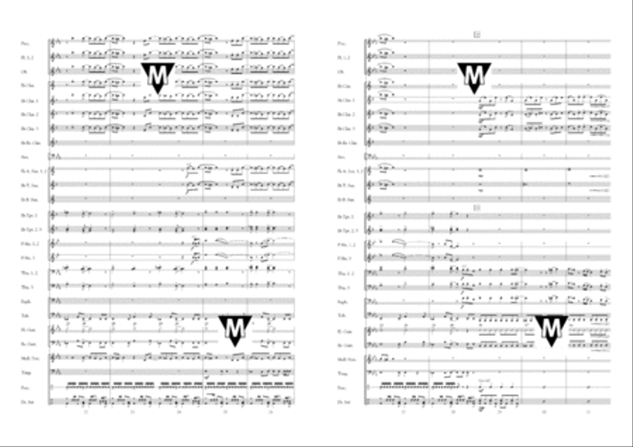 The Tears of a Clown Concert Band scores gallery preview page 4