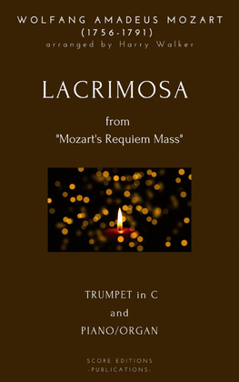 Book cover for Lacrimosa - Mozart (for Trumpet in C and Piano/Organ)