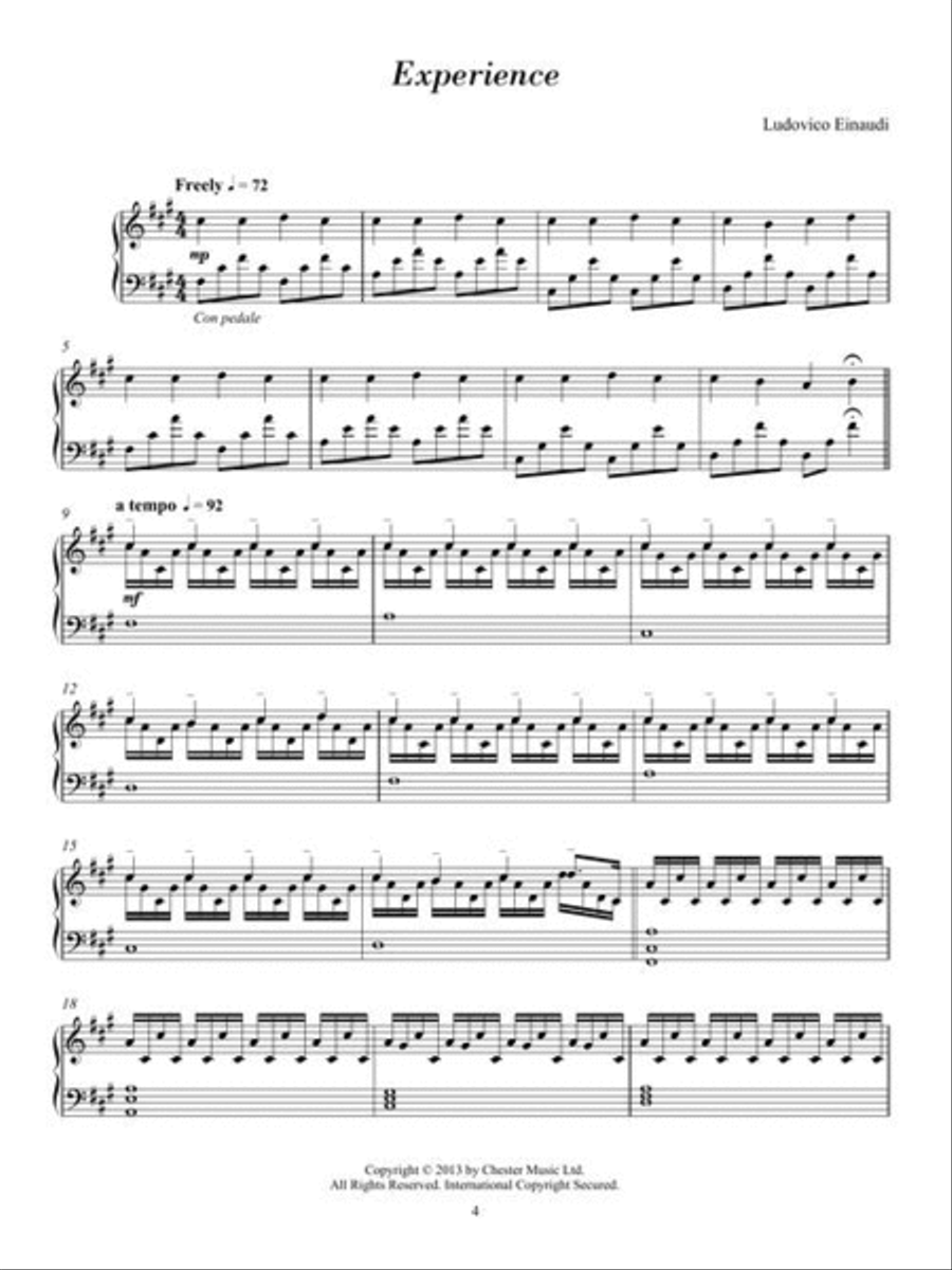 Cinema Cinema Piano Solo scores gallery preview page 4