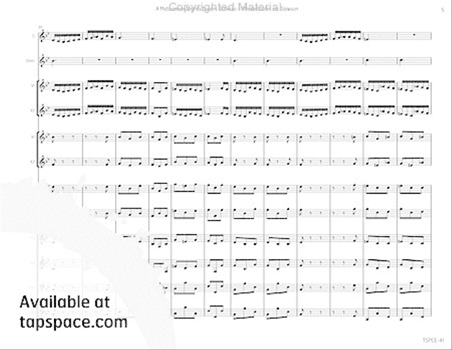 Midsummer Night's Dream, A: Scherzo Percussion Ensemble scores gallery preview page 10
