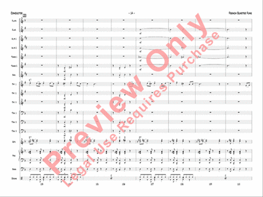 French Quarter Funk Jazz Ensemble scores gallery preview page 17