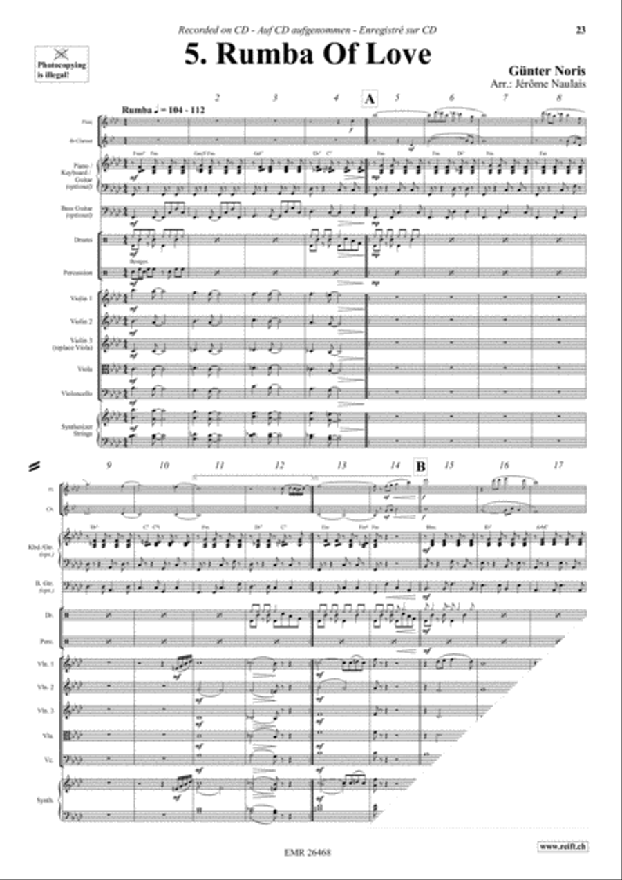 Let's Dance Volume 4 Woodwind Ensemble scores gallery preview page 7