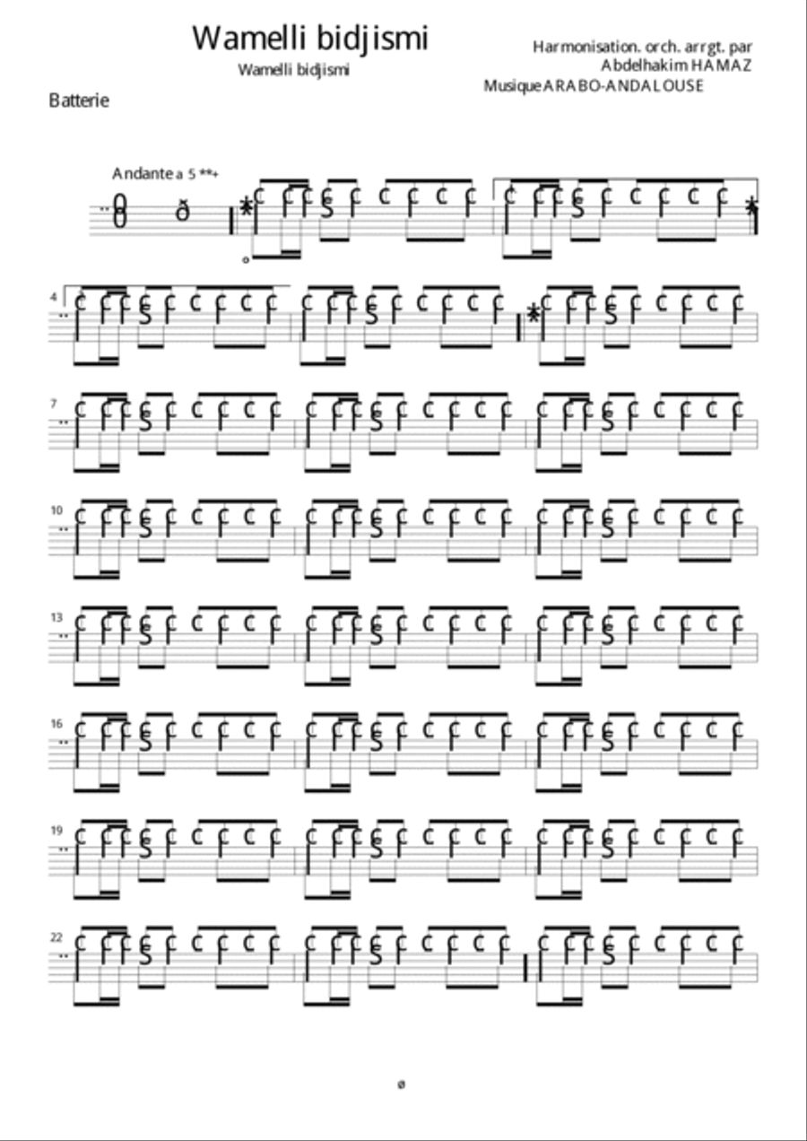 1ère Suite Andalouse Full Orchestra scores gallery preview page 2