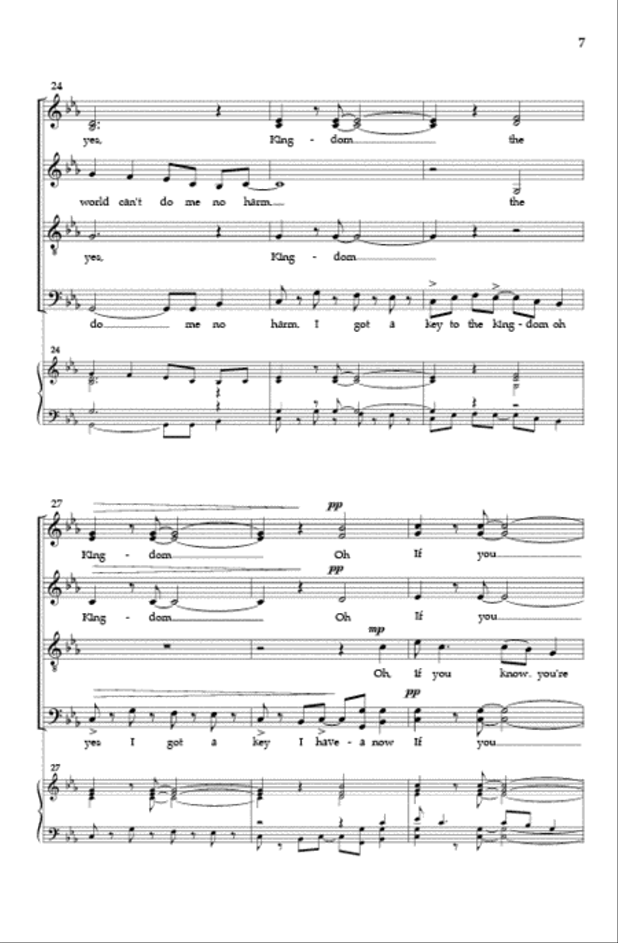 I Got a Key I Got a Key Divisi scores gallery preview page 6