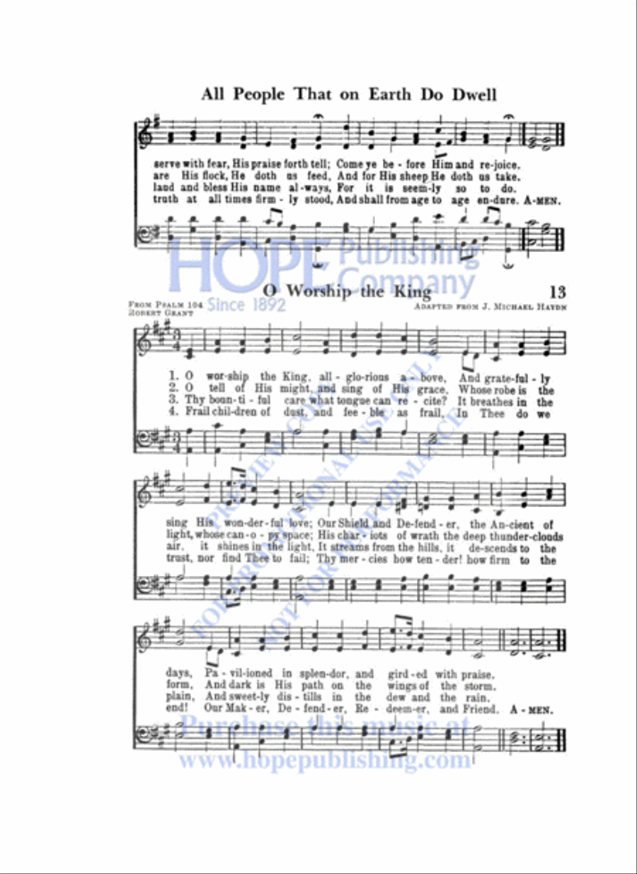 Favorite Hymns of Praise