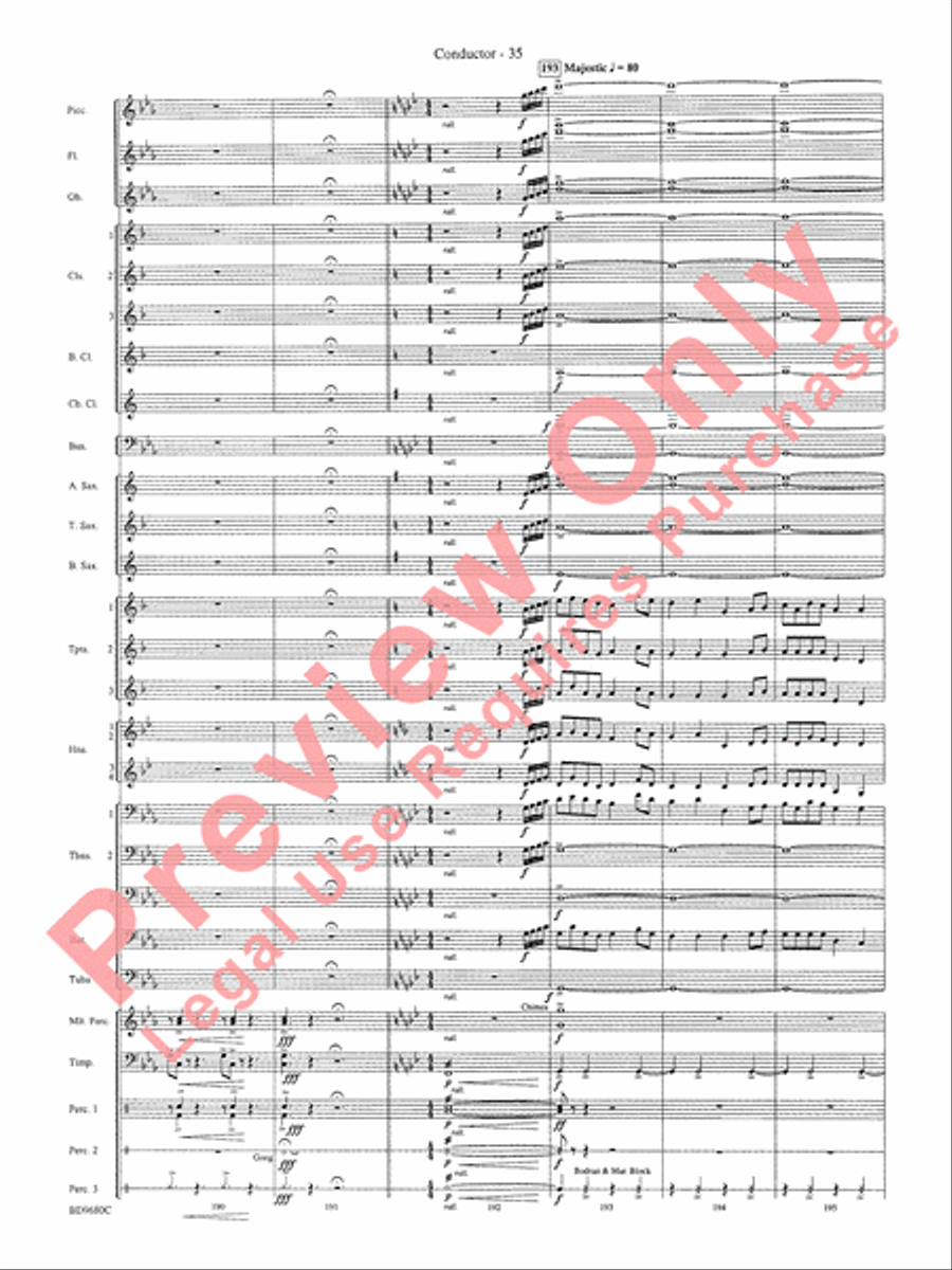 Ireland: Of Legend and Lore Concert Band scores gallery preview page 40