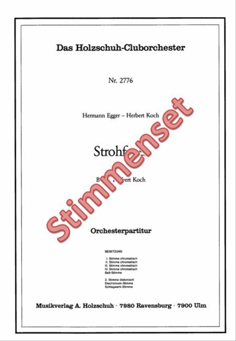 Strohfeuer Strohfeuer Accordion Orchestra scores gallery preview page 1