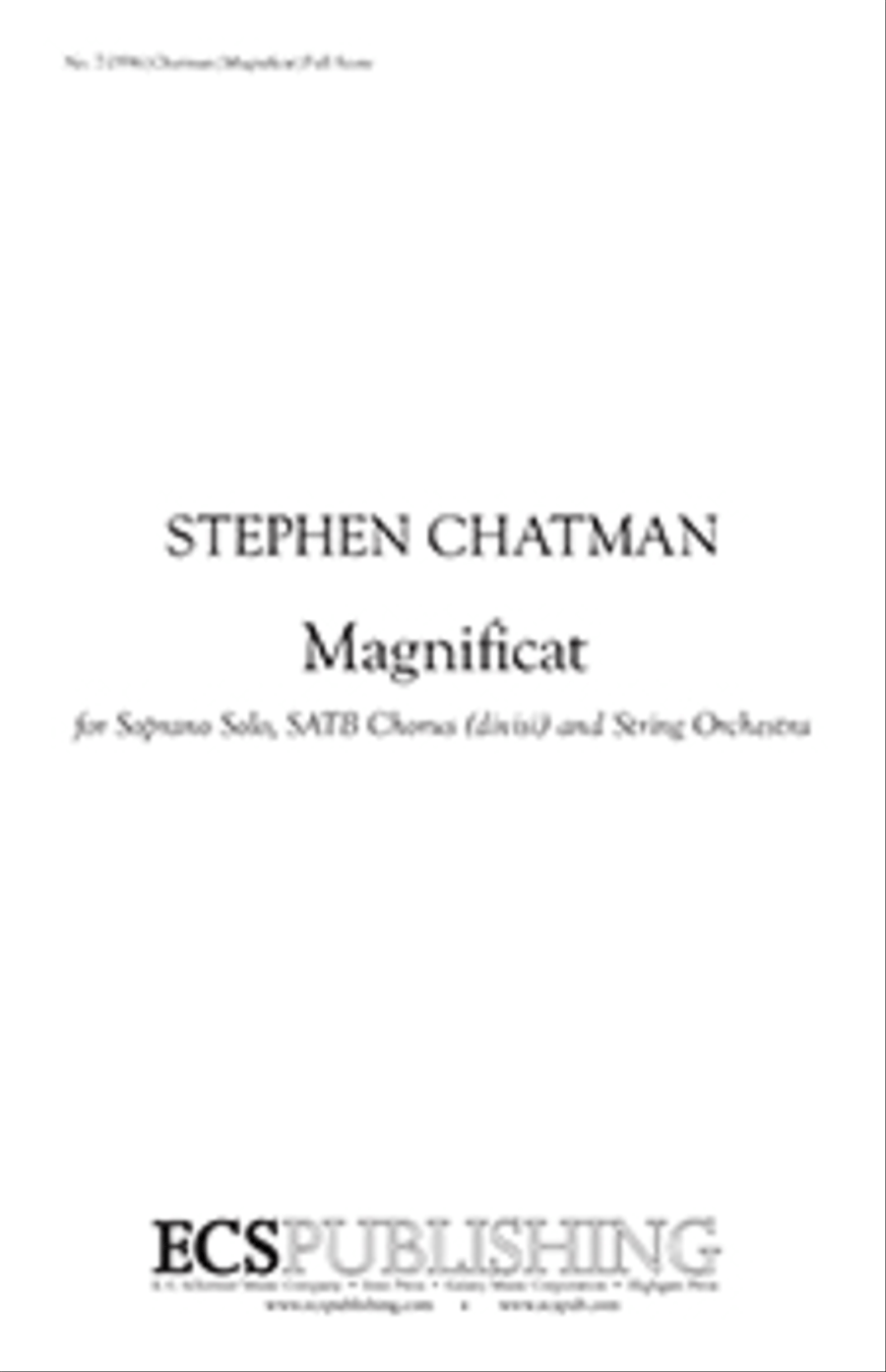 Magnificat (Full Score)