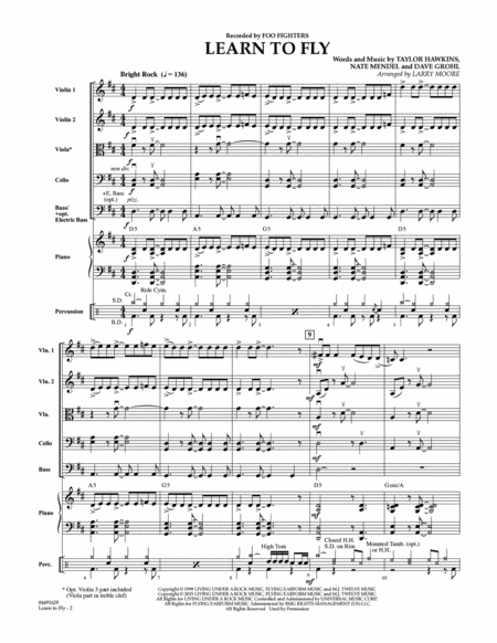 Learn to Fly - Conductor Score (Full Score)