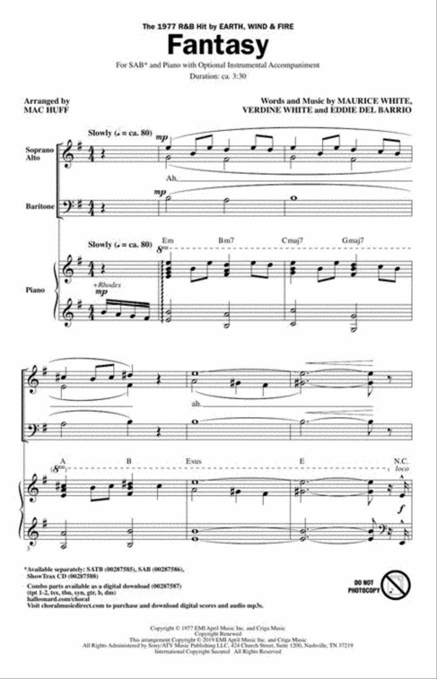 Fantasy Fantasy 3-Part scores gallery preview page 3