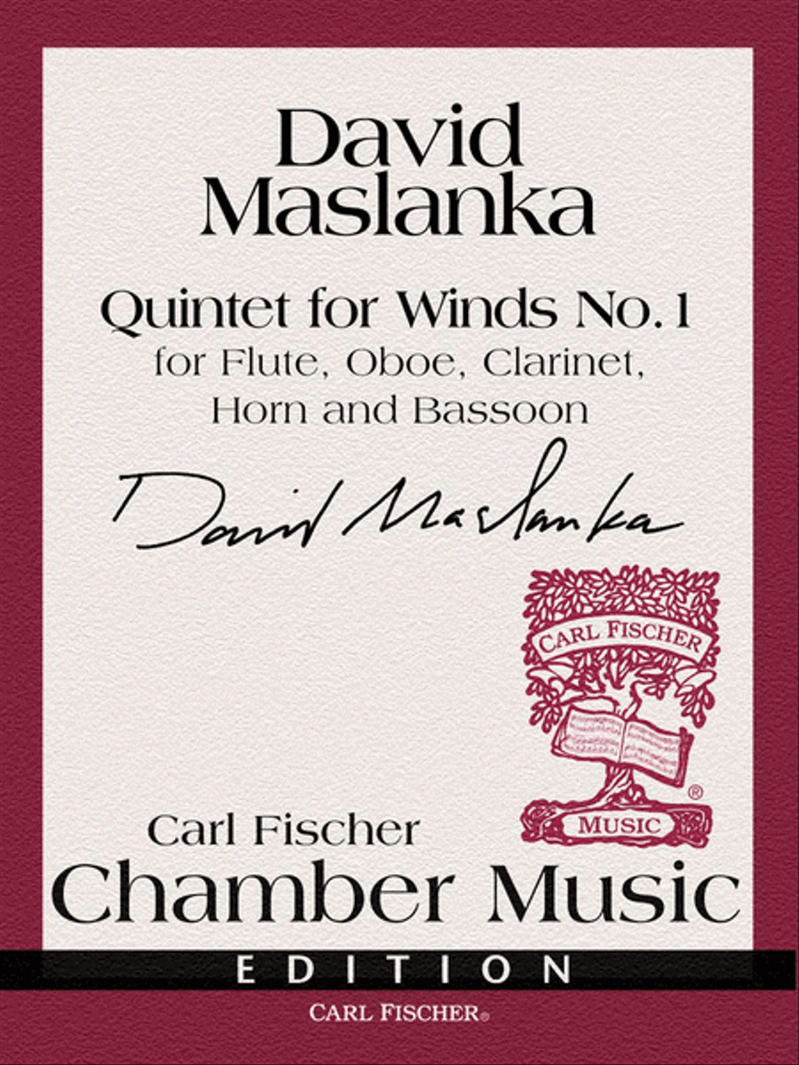 Quintet for Winds No. 1 Woodwind Quintet scores gallery preview page 1