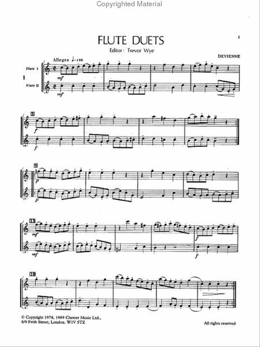 Flute Duets – Volume 1 Flute Duet scores gallery preview page 2