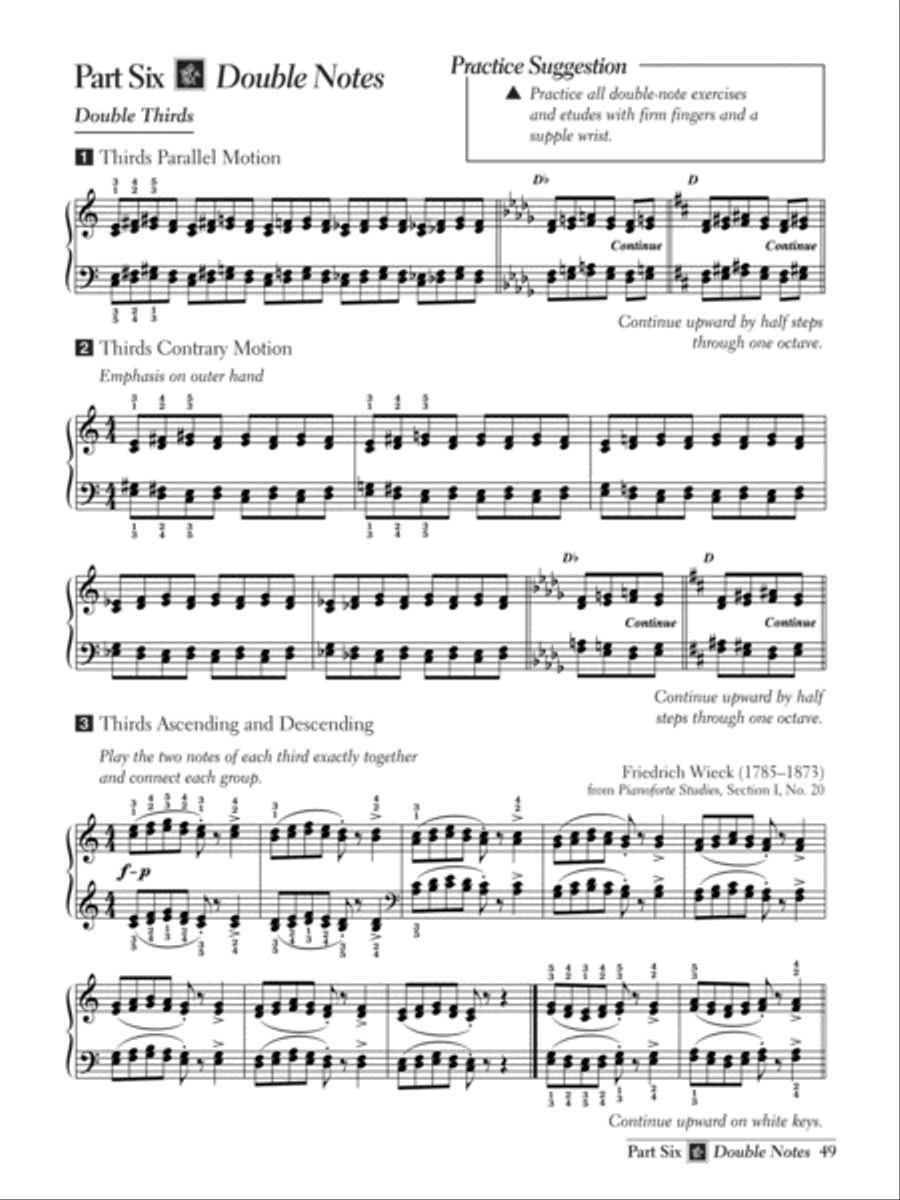 Technique for the Advancing Pianist