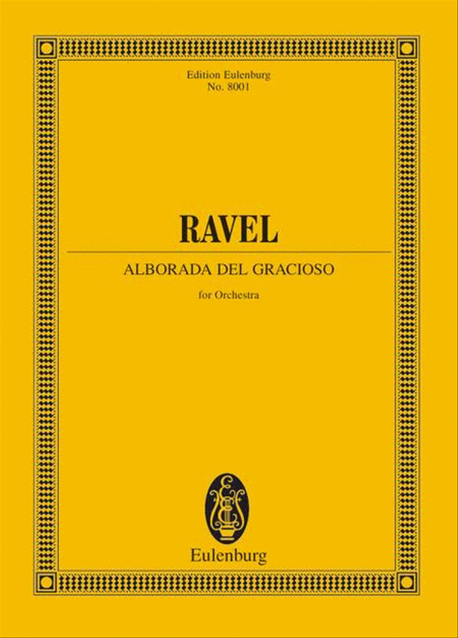 Ravel Alborada Del Gracioso Oc Orchestra scores gallery preview page 1