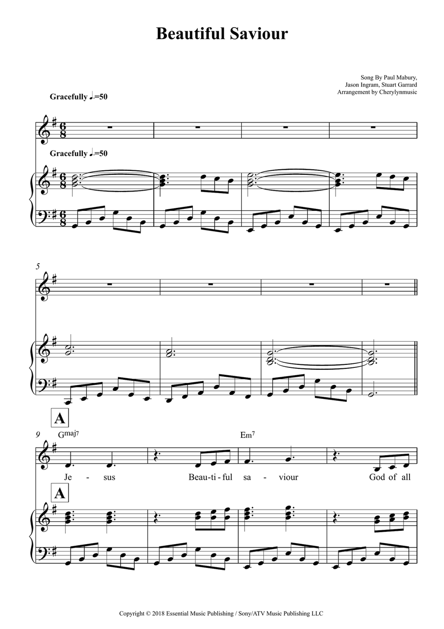 Beautiful Savior SA scores gallery preview page 2