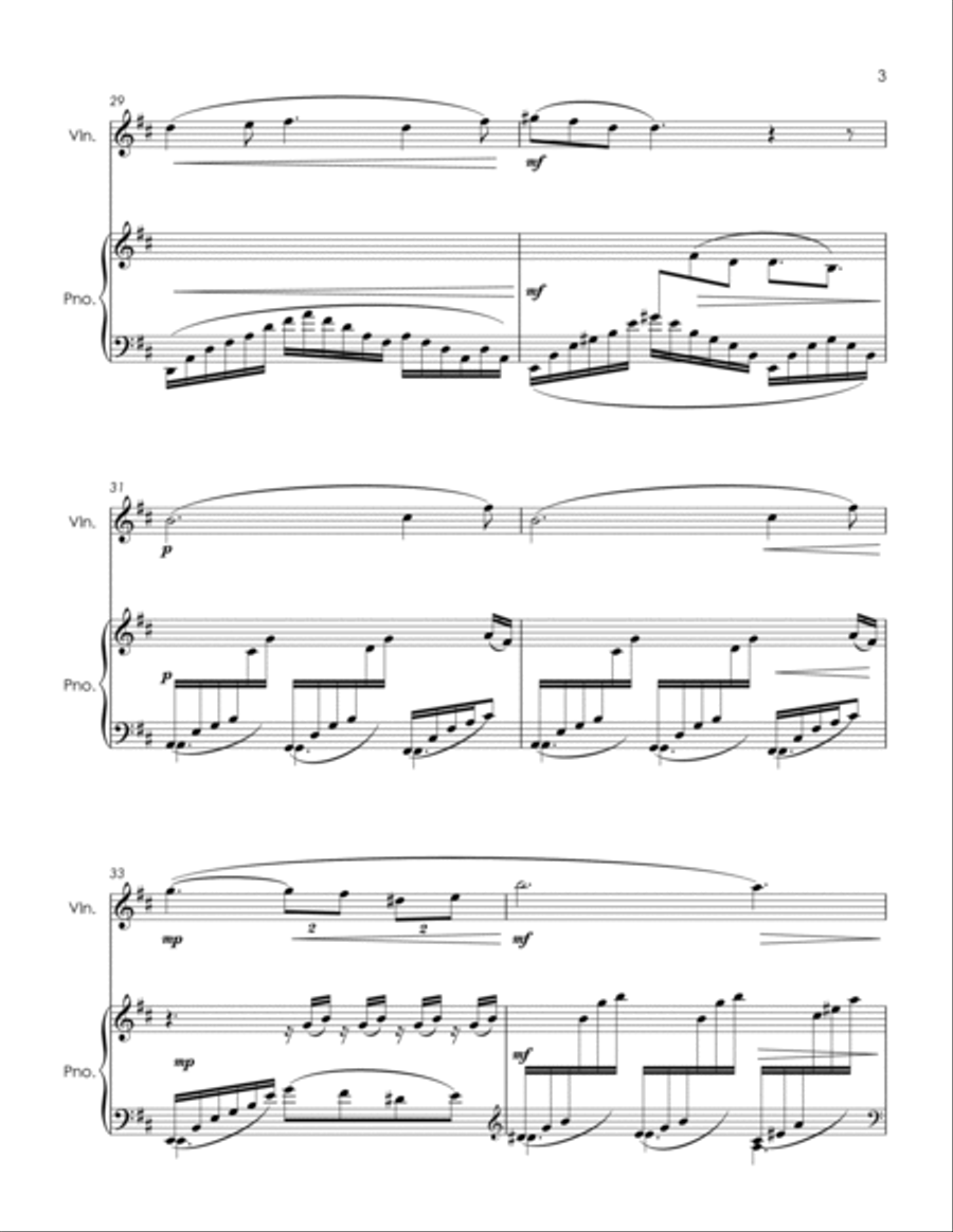 Clair De Lune (Debussy) - violin and piano with FREE BACKING TRACK Violin Solo scores gallery preview page 5