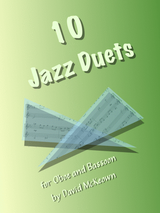 Book cover for 10 Jazz Duets for Oboe and Bassoon