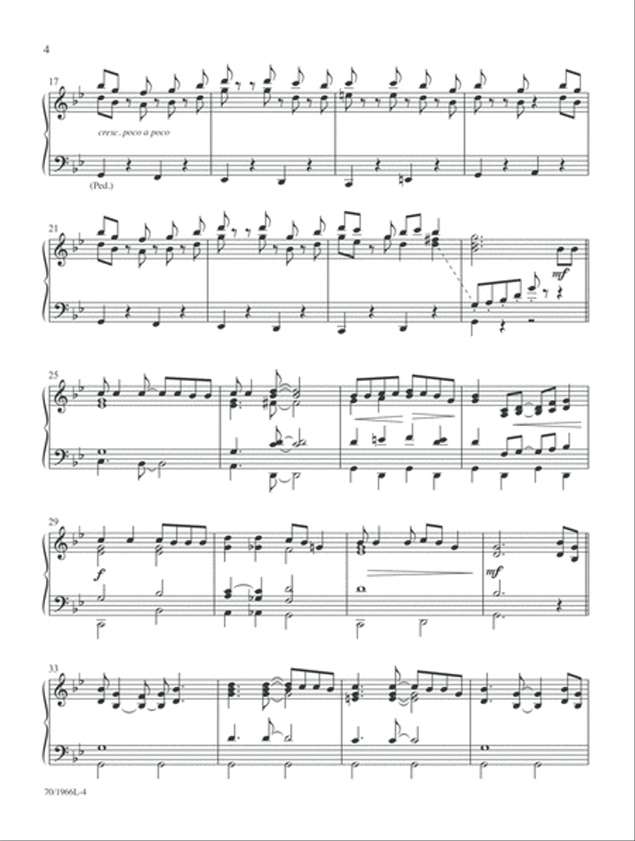 Mark Hayes: Spirituals for Organ (Digital Delivery) Organ scores gallery preview page 4