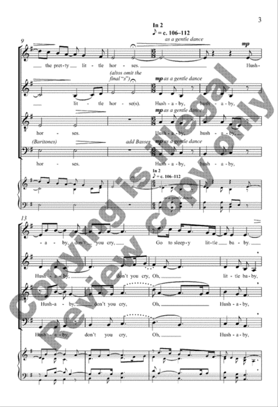 Hushaby Divisi scores gallery preview page 10
