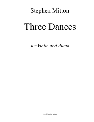 Three Dances for Violin and Piano