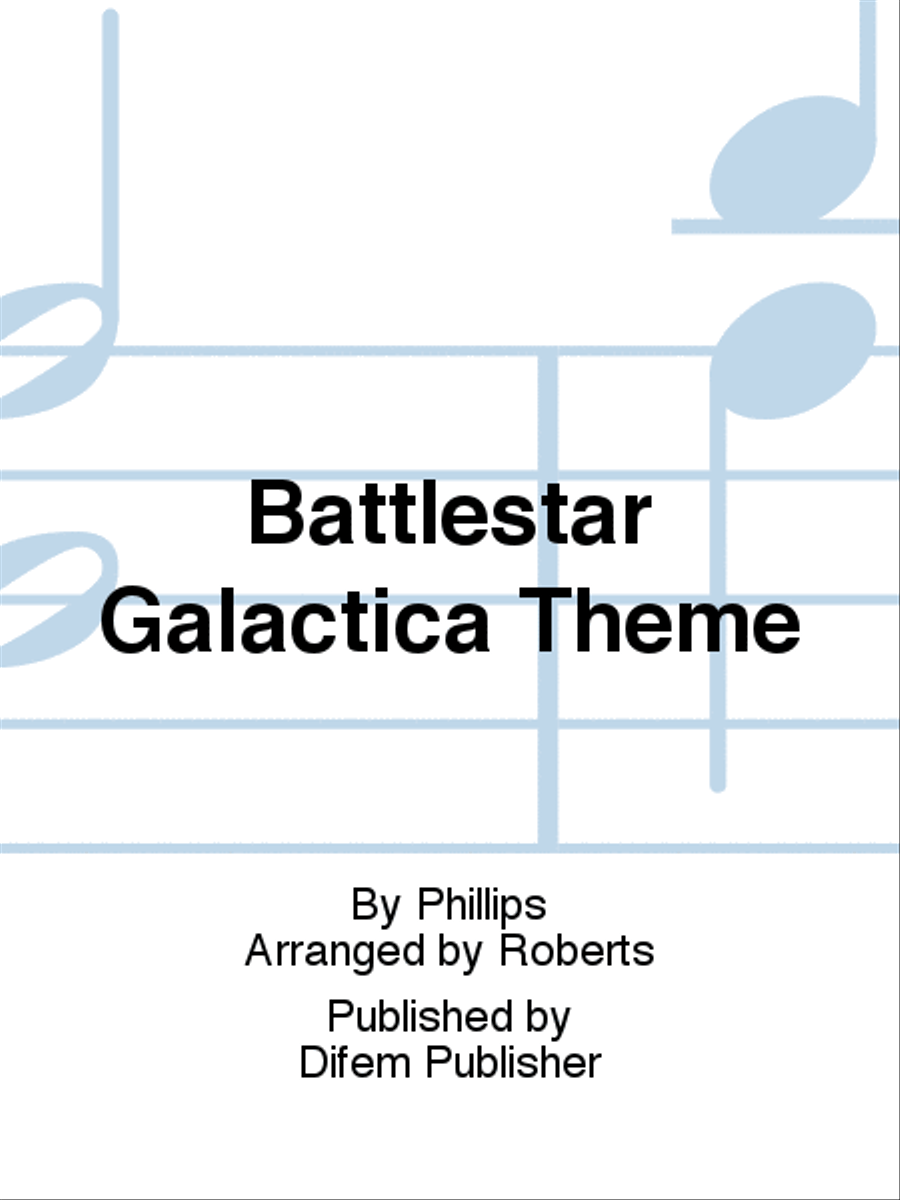 Battlestar Galactica Theme Concert Band scores gallery preview page 1