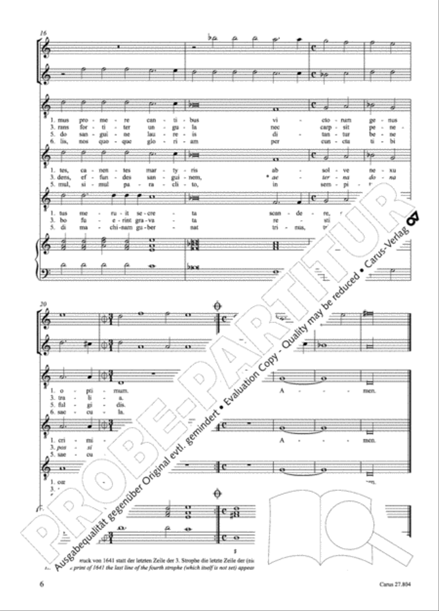 Hinni, Salve Regina, Motetti Score scores gallery preview page 31