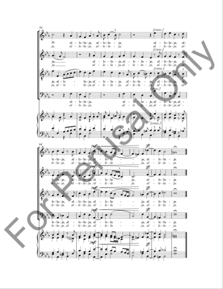 All Rejoiced When The Angel Came Down 4-Part scores gallery preview page 9