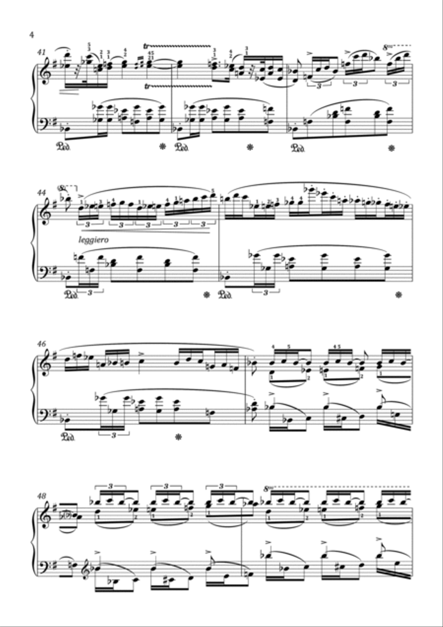 Chopin - Grande Polonaise Brillante in E♭ major - Advanced Piano Method scores gallery preview page 5