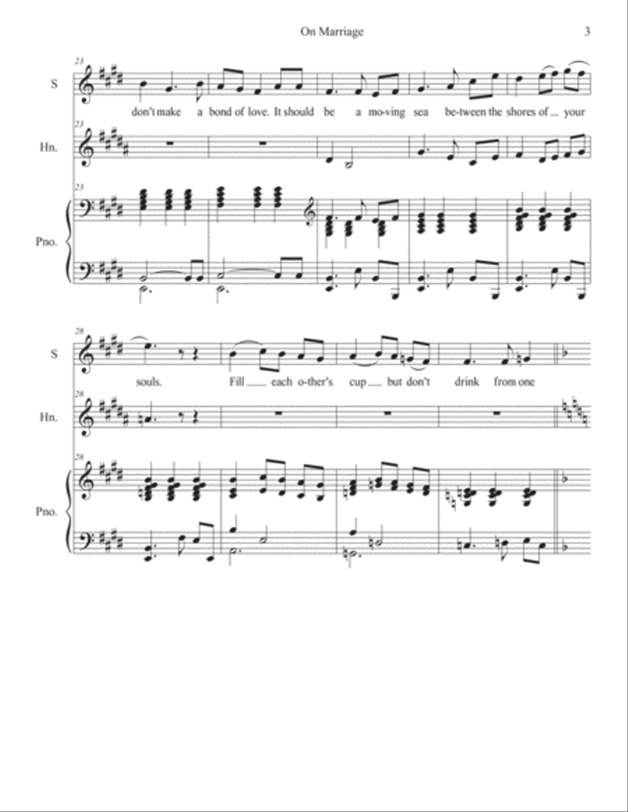 On Marriage Small Ensemble scores gallery preview page 3