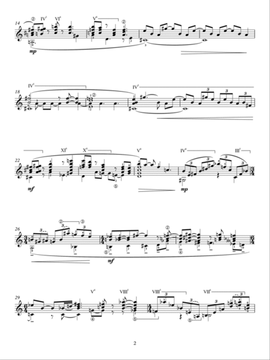 When On Electric Guitar scores gallery preview page 4