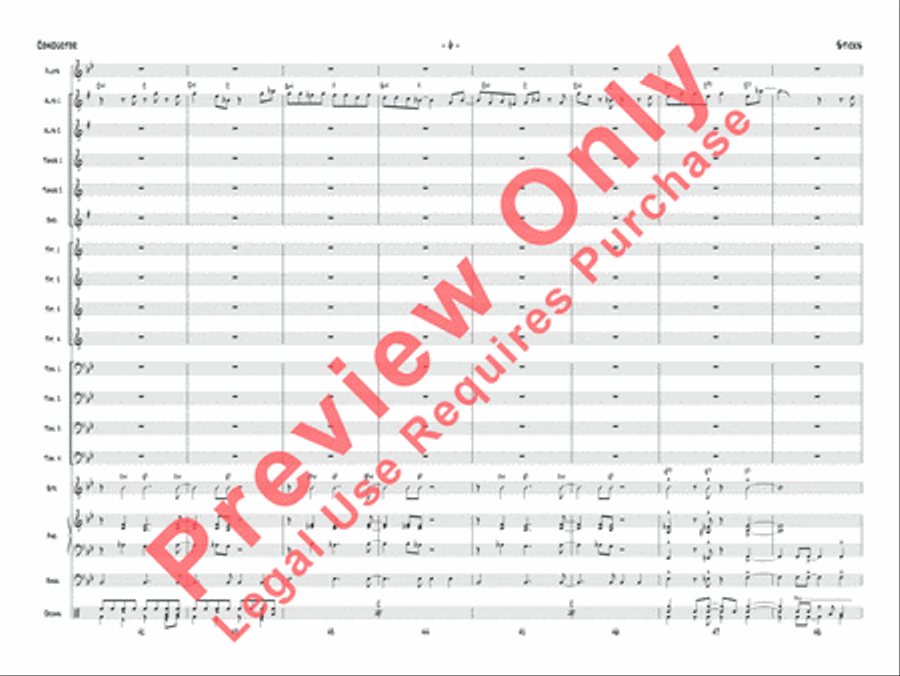 Sticks Jazz Ensemble scores gallery preview page 25