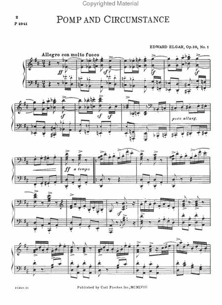 Pomp and Circumstance, Op. 39, No. 1