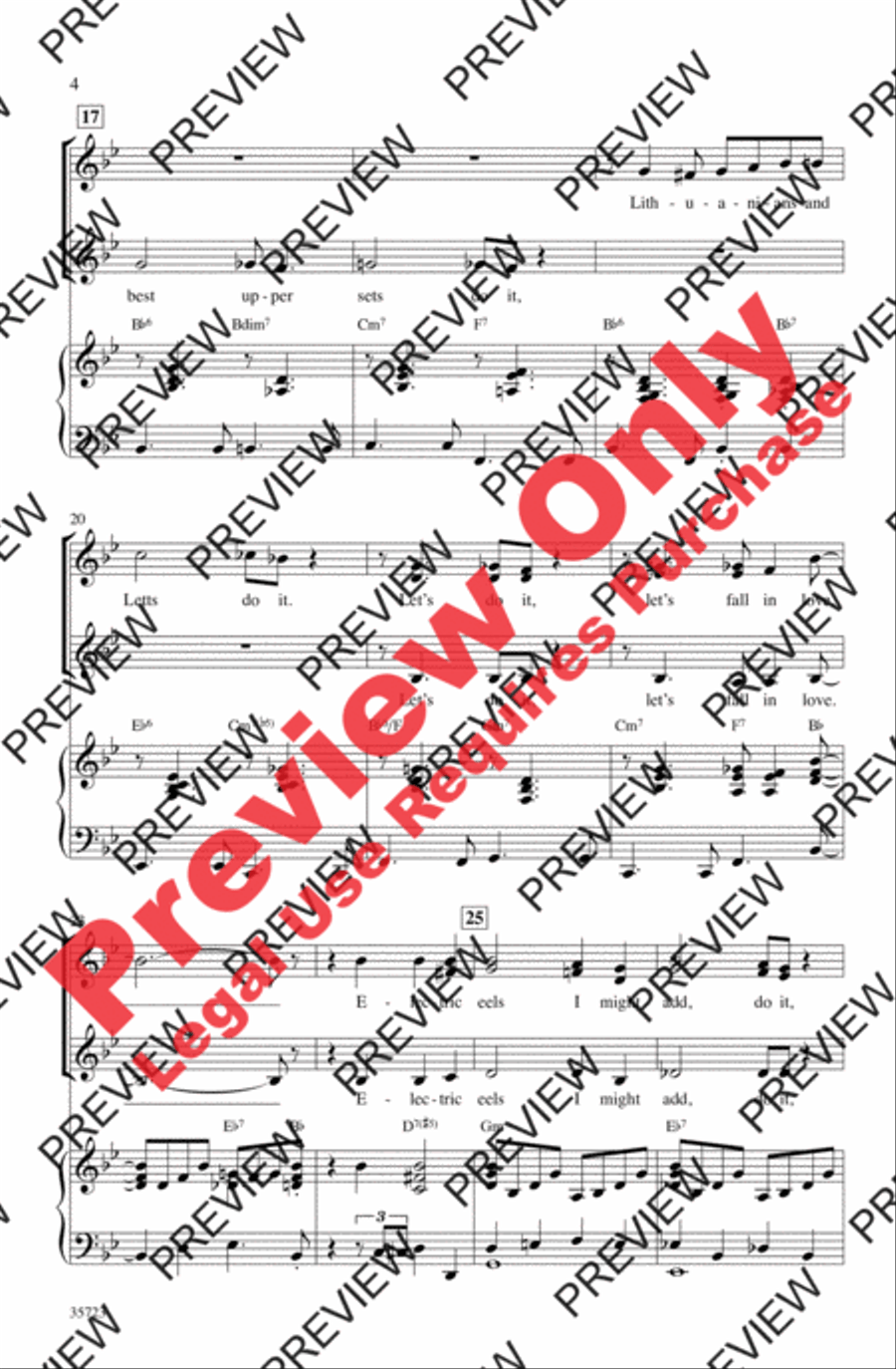 Let's Fall in Love Let's Fall in Love Women's Choir scores gallery preview page 4