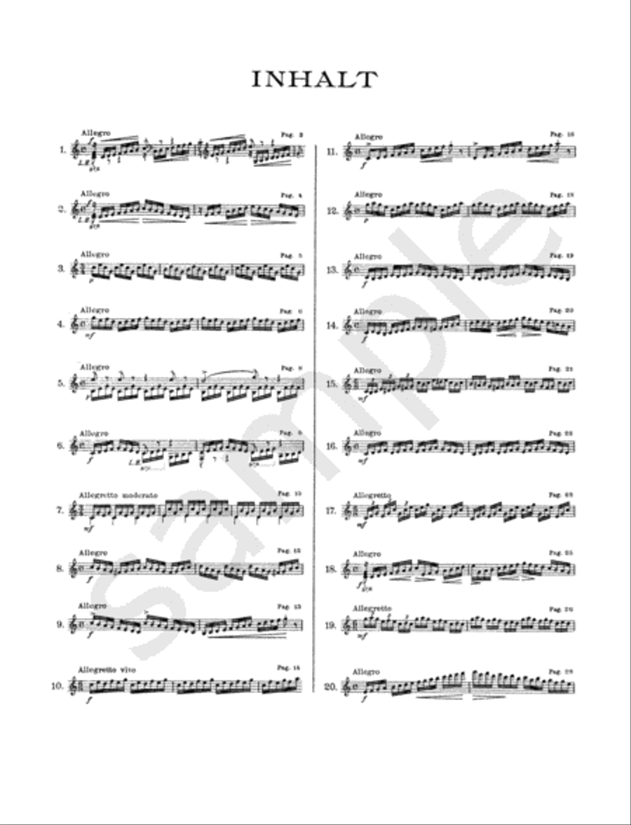 Short School of Velocity Op.242 Piano Solo scores gallery preview page 2