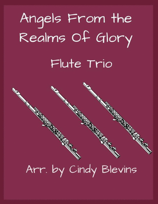 Book cover for Angels From the Realms of Glory, for Flute Trio