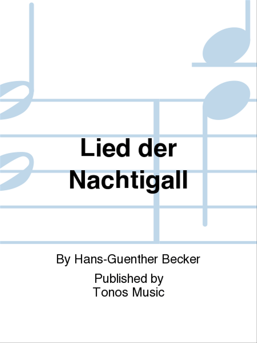 Lied der Nachtigall Lied der Nachtigall A Cappella scores gallery preview page 1