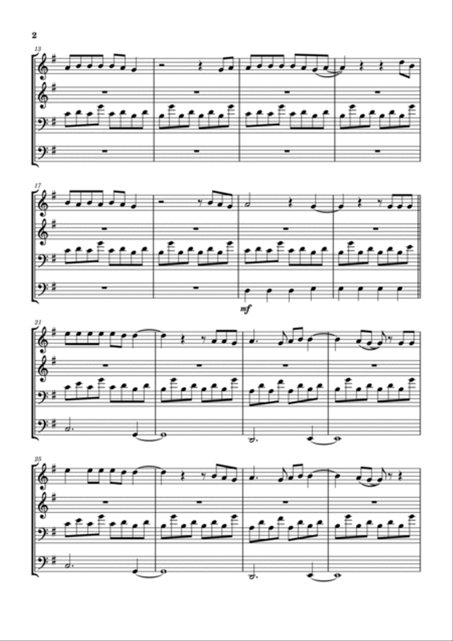 Jesus Did Brass Ensemble scores gallery preview page 3