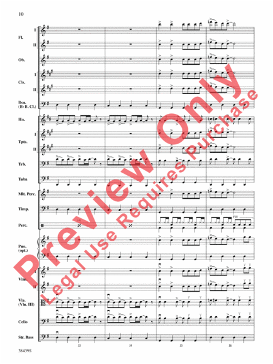 Born This Way Full Orchestra scores gallery preview page 11