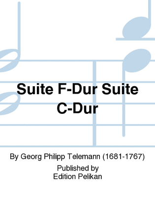 Book cover for Suite F-Dur Suite C-Dur