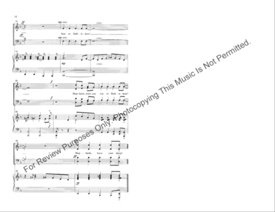Shepherds, Leave Your Sheep 2-Part scores gallery preview page 6