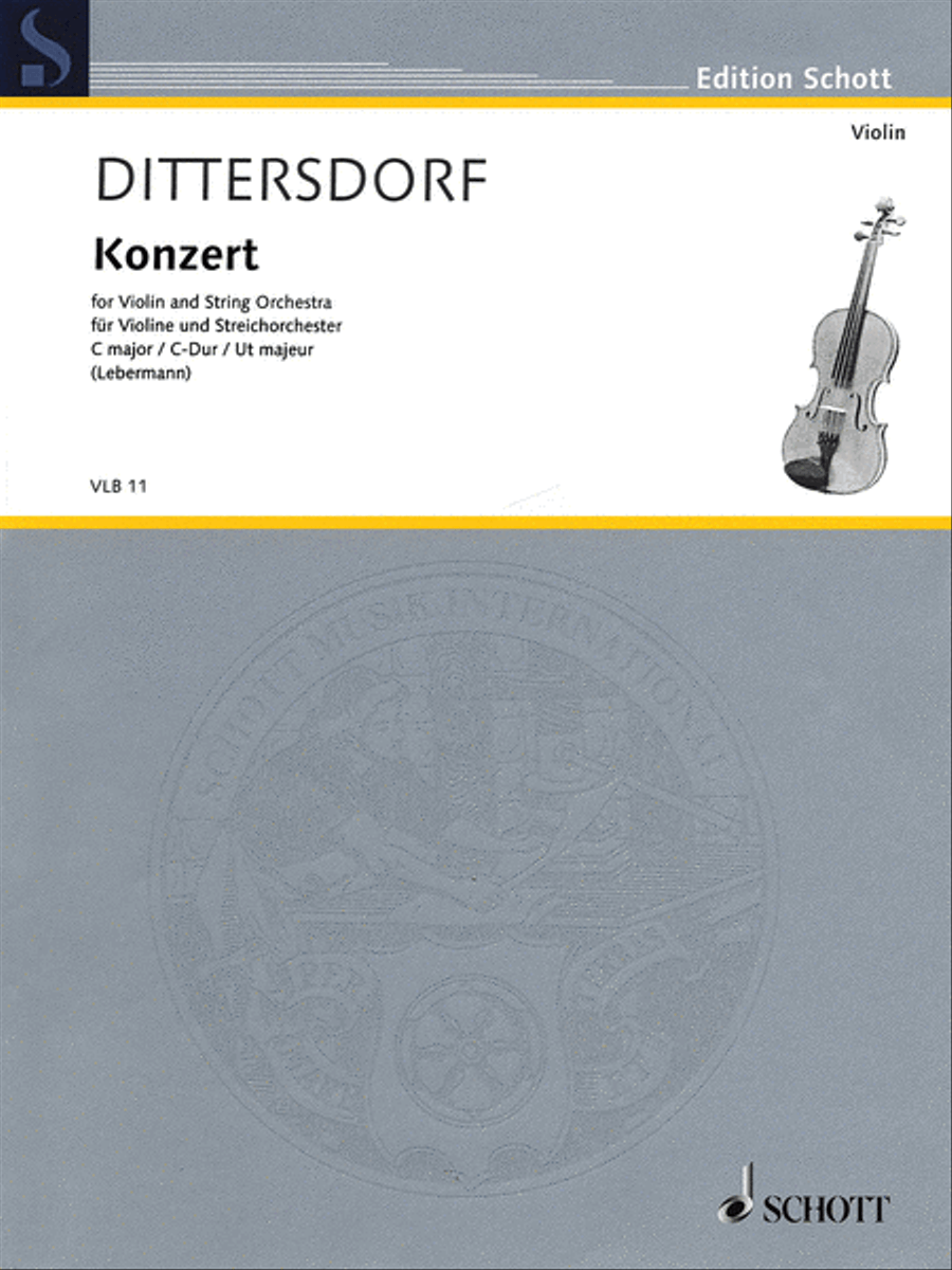 Concerto in C Major Violin Solo scores gallery preview page 1